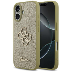 Guess Fixed Glitter Big 4G (GUHCP17SHG4SGD) iPhone 17 Gold
