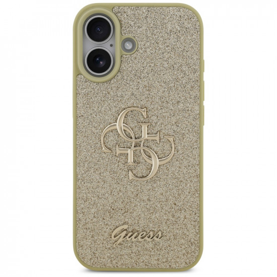 Guess Fixed Glitter Big 4G (GUHCP17SHG4SGD) iPhone 17 Gold