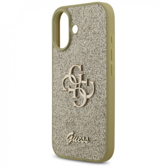 Guess Fixed Glitter Big 4G (GUHCP17SHG4SGD) iPhone 17 Gold