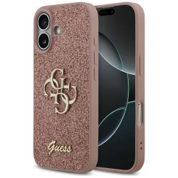 Guess Fixed Glitter Big 4G (GUHCP17SHG4SGP) iPhone 17 Pink