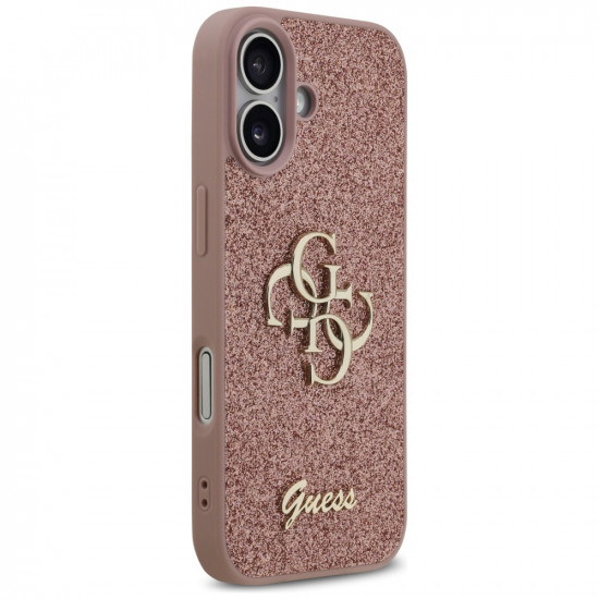 Guess Fixed Glitter Big 4G (GUHCP17SHG4SGP) iPhone 17 Pink