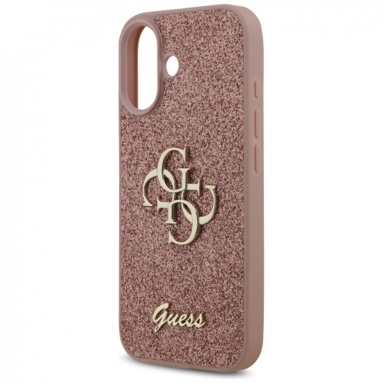 Guess Fixed Glitter Big 4G (GUHCP17SHG4SGP) iPhone 17 Pink