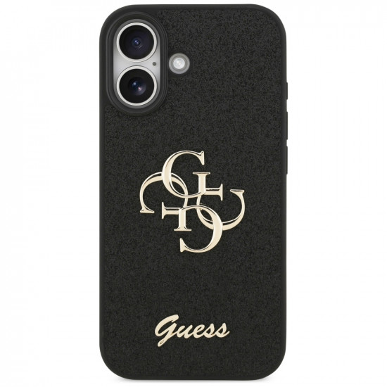 Guess Fixed Glitter Big 4G (GUHCP17SHG4SGK) iPhone 17 Black
