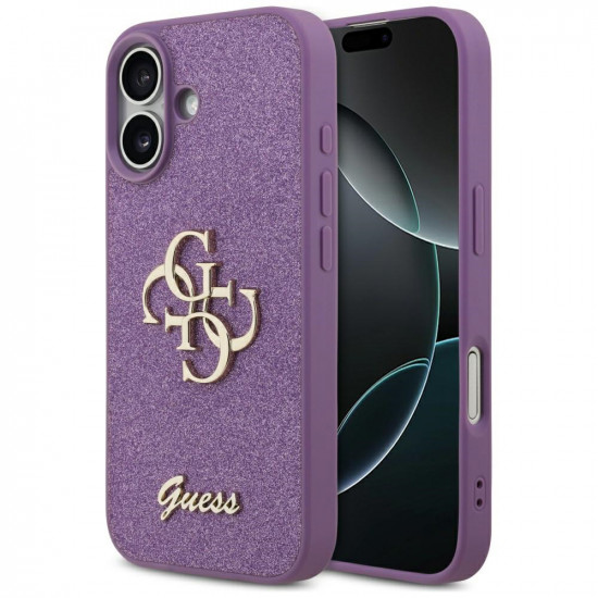 Guess Fixed Glitter Big 4G (GUHCP17SHG4SGL) iPhone 17 Lilac
