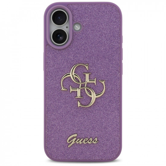 Guess Fixed Glitter Big 4G (GUHCP17SHG4SGL) iPhone 17 Lilac