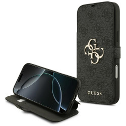 Guess Book 4G Metal Logo (GUBKP17X4GMGGR) iPhone 17 Pro Max Black