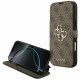 Guess Book 4G Metal Logo (GUBKP17L4GMGBR) iPhone 17 Pro Brown