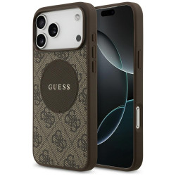 Guess 4G Circle Classic Logo MagSafe (GUHMP17XP4PGRSGW) iPhone 17 Pro Max Brown