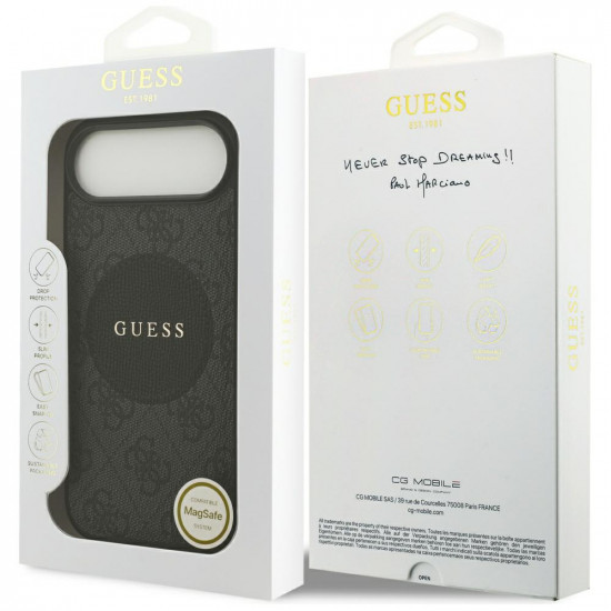 Guess 4G Circle Classic Logo MagSafe (GUHMP17MP4PGRSGK) iPhone 17 Air Black