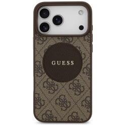 Guess 4G Circle Classic Logo MagSafe (GUHMP17LP4PGRSGW) iPhone 17 Pro Brown Guess 4G Circle Classic Logo MagSafe (GUHMP17LP4PGRSGW) iPhone 17 Pro Brown