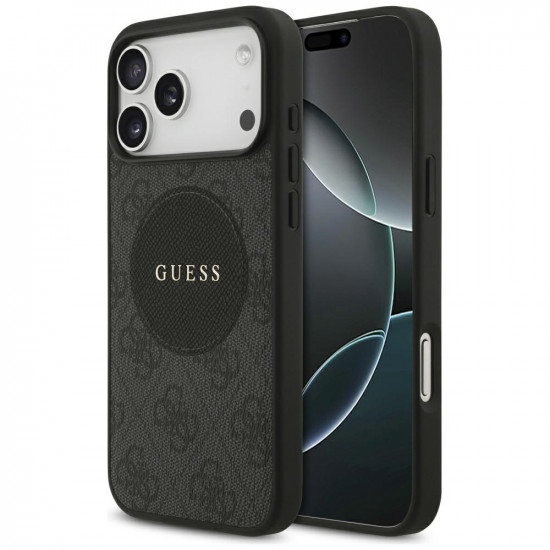Guess 4G Circle Classic Logo MagSafe (GUHMP17LP4PGRSGK) iPhone 17 Pro Black
