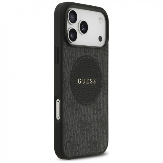 Guess 4G Circle Classic Logo MagSafe (GUHMP17LP4PGRSGK) iPhone 17 Pro Black