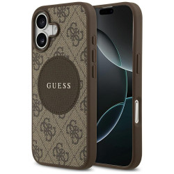 Guess 4G Circle Classic Logo MagSafe (GUHMP17SP4PGRSGW) iPhone 17 Brown