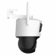 Imou Outdoor Camera Cruiser Dual 2 PRO (IPC S7XFP 8U0WED) 4+4MP, AI IMOU SENSE, Wi Fi 6, Dual IR, PT, Alarm, IP65 White
