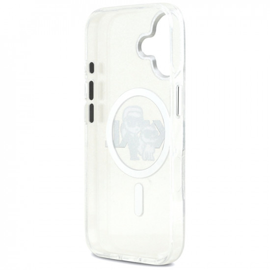 Karl Lagerfeld IML Glitter Karl & Choupette Sketch Logo MagSafe (KLHMP17SHGKCGKBT) iPhone 17 Clear Karl Lagerfeld IML Glitter Karl & Choupette Sketch Logo MagSafe (KLHMP17SHGKCGKBT) iPhone 17 Clear
