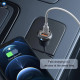 Lito Car Charger (IN C03) 1x USB, 1x Type C, 60W, Fast Charging, Ultra Mini & Sleek Design, Universal Black
