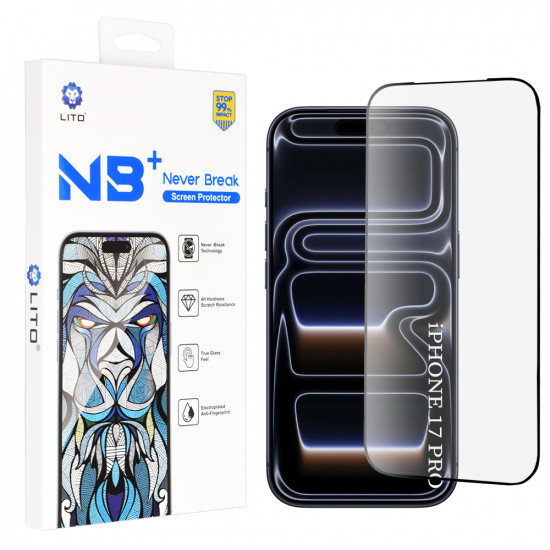 Lito NB Screen Protector iPhone 17 Pro Black