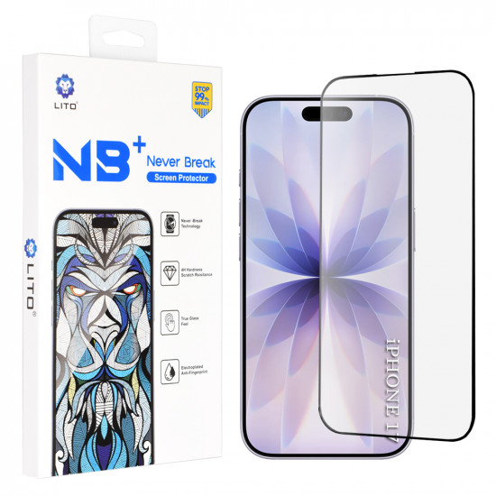 Lito NB Screen Protector iPhone 17 / iPhone 16 Pro Black Lito NB Screen Protector iPhone 17 / iPhone 16 Pro Black