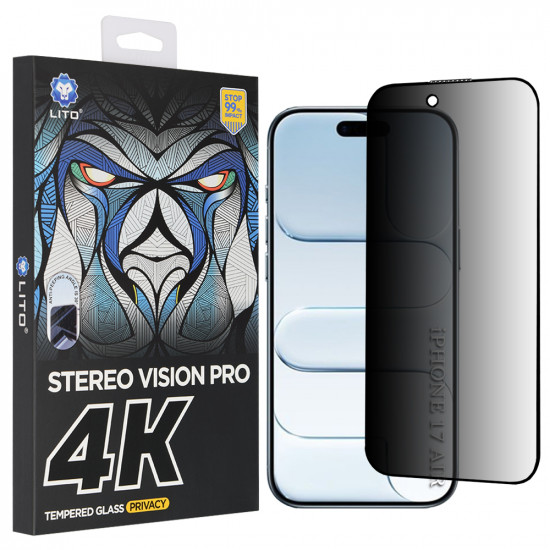 Lito D+ Max 4K Privacy iPhone 17 Air Black