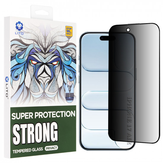 Lito D+ Max Strong Privacy iPhone 17 Air Black