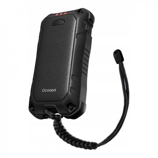 Ocoopa Hand Warmer UT4 Extreme (UT3201 BK BK) with Power Bank, Built in Flashlight, IP56, Type C, 2x 5000mAh Black
