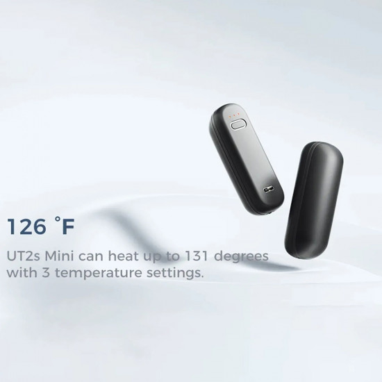Ocoopa Hand Warmer UT2s Mini (UT3055 BU) Type C, Magnetic Design, Poket Sized, 3 Levels, 2x 2600mAh Blue