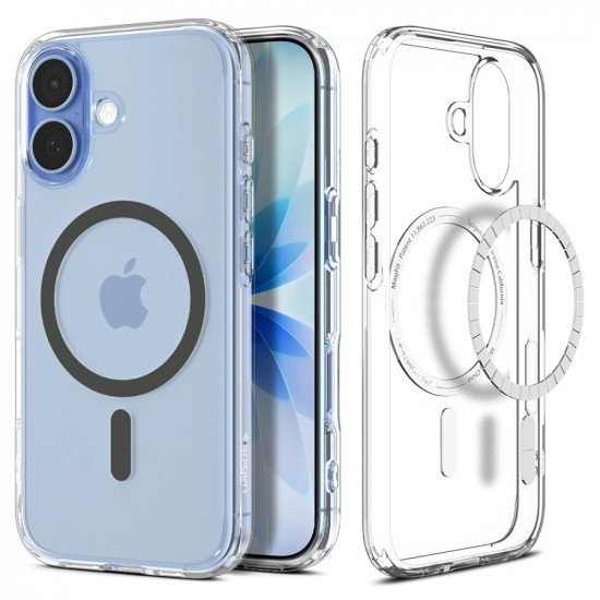 Spigen Ultra Hybrid MagSafe iPhone 17 Clear/Graphite