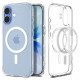 Spigen Ultra Hybrid MagSafe iPhone 17 Clear/White Spigen Ultra Hybrid MagSafe iPhone 17 Clear/White