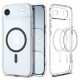 Spigen Ultra Hybrid MagSafe iPhone 17 Air Clear/Graphite Spigen Ultra Hybrid MagSafe iPhone 17 Air Clear/Graphite