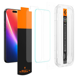 Spigen Glas.tR EZ FIT Pro iPhone 16 Pro / iPhone 17 / iPhone 17 Pro Clear