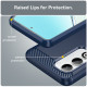 Techsuit Carbon Silicone Oppo A5 4G Blue
