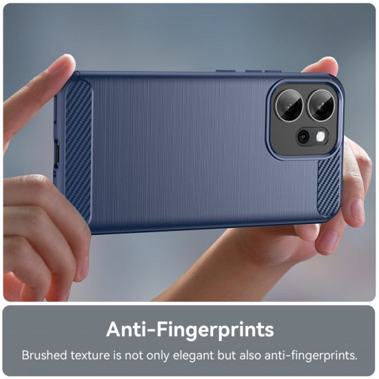 Techsuit Carbon Silicone Oppo Reno14 F / Reno14 FS 5G Blue