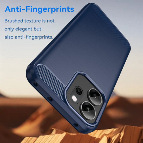 Techsuit Carbon Silicone Oppo Reno14 F / Reno14 FS 5G Blue