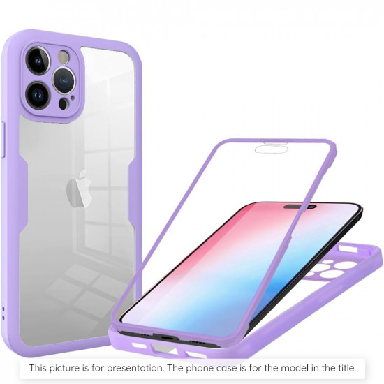 Techsuit ColorVerse 360 Series + Screen Protector Oppo Reno14 F / Reno14 FS 5G Purple