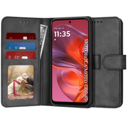 Techsuit Diary Book Motorola Moto G05 / E15 Black