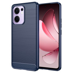 Techsuit Carbon Silicone Oppo Reno13 F 4G / Reno13 F 5G / Reno13 FS 5G Blue