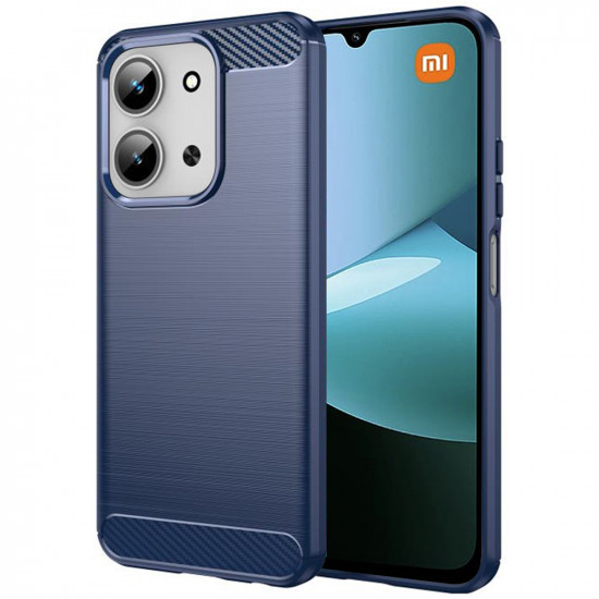 Techsuit Carbon Silicone Xiaomi Redmi 15C 4G / Redmi 15C 5G Blue