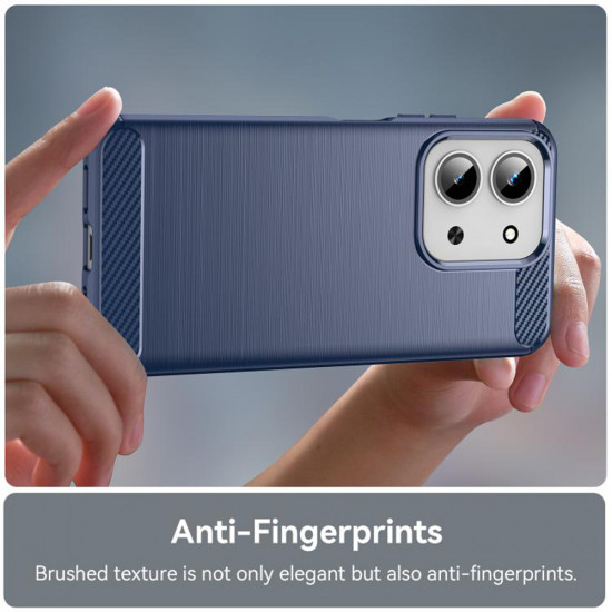 Techsuit Carbon Silicone Xiaomi Redmi 15C 4G / Redmi 15C 5G Blue