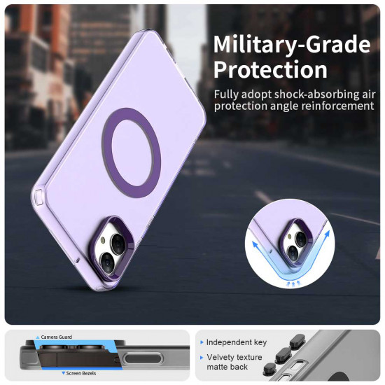 Techsuit CandyCase MagSafe Samsung Galaxy A05 Purple