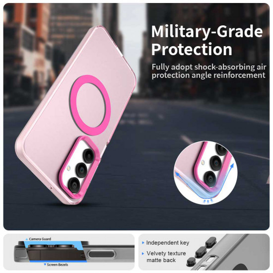 Techsuit CandyCase MagSafe Samsung Galaxy A16 4G / A16 5G Pink