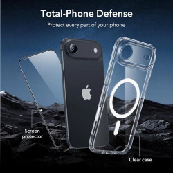 ESR Classic Hybrid HaloLock [Included Screen Protector] iPhone 17 Air Clear