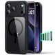 ESR Classic Hybrid HaloLock [Included Screen Protector] iPhone 17 Pro Max Clear Black