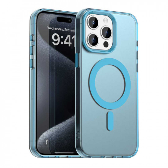 Techsuit CandyCase MagSafe iPhone 15 Pro Max Blue
