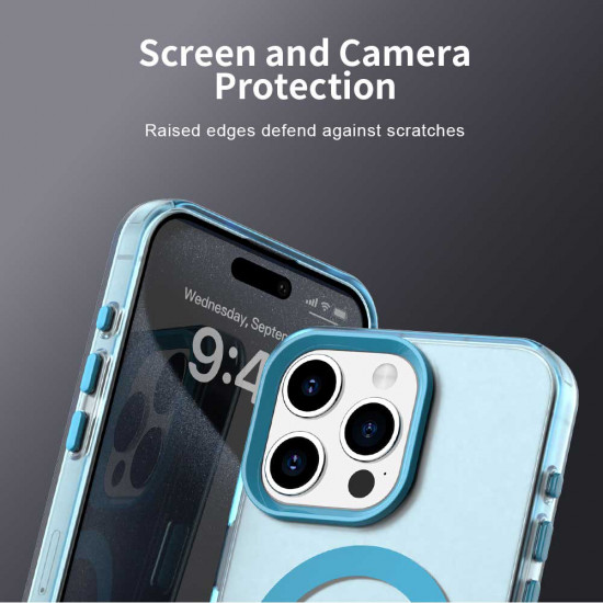Techsuit CandyCase MagSafe iPhone 15 Pro Max Blue