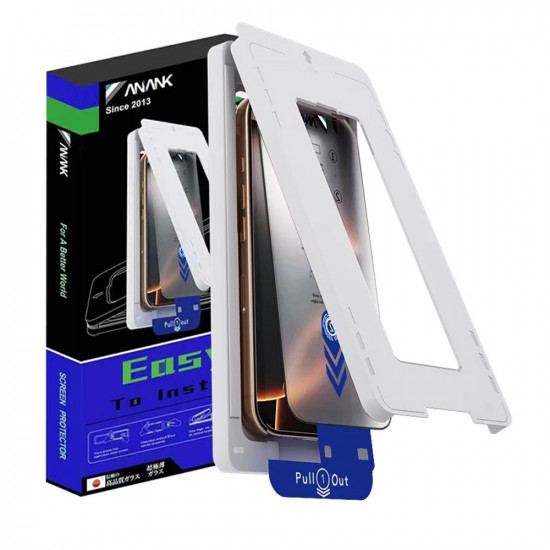 ANANK 2.5D 5X Reinforced HD Screen Protector with Installation Box iPhone 17 Air Black