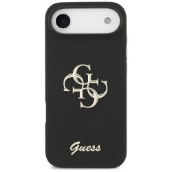 Guess Silicone Big 4G Script (GUHCP17MSC4GSMK) iPhone 17 Air Black