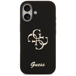 Guess Silicone Big 4G Script (GUHCP17SSC4GSMK) iPhone 17 Black