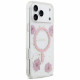 Guess Resin Flowers and Glitter MagSafe (GUHMP17LRBFGFGMP) iPhone 17 Pro Pink
