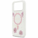Guess Resin Flowers and Glitter MagSafe (GUHMP17LRBFGFGMP) iPhone 17 Pro Pink