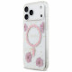 Guess Resin Flowers and Glitter MagSafe (GUHMP17LRBFGFGMP) iPhone 17 Pro Pink